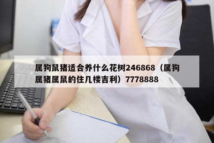 属狗鼠猪适合养什么花树246868（属狗属猪属鼠的住几楼吉利）7778888